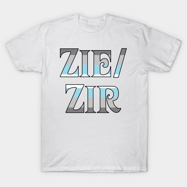 Demiboy Zie/Zir T-Shirt by Optimysticals